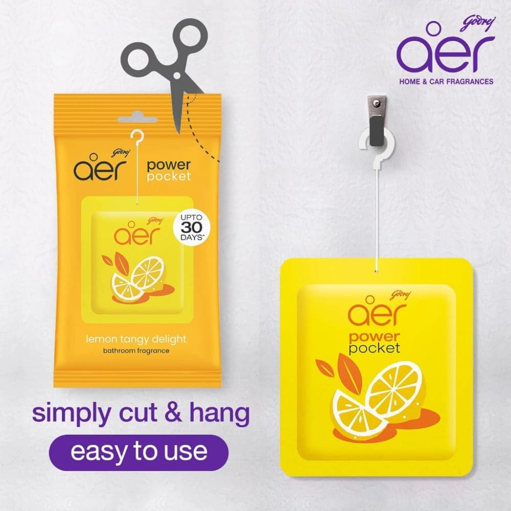 Godrej AER Power Pocket Lemon Tangy Delight 10gm