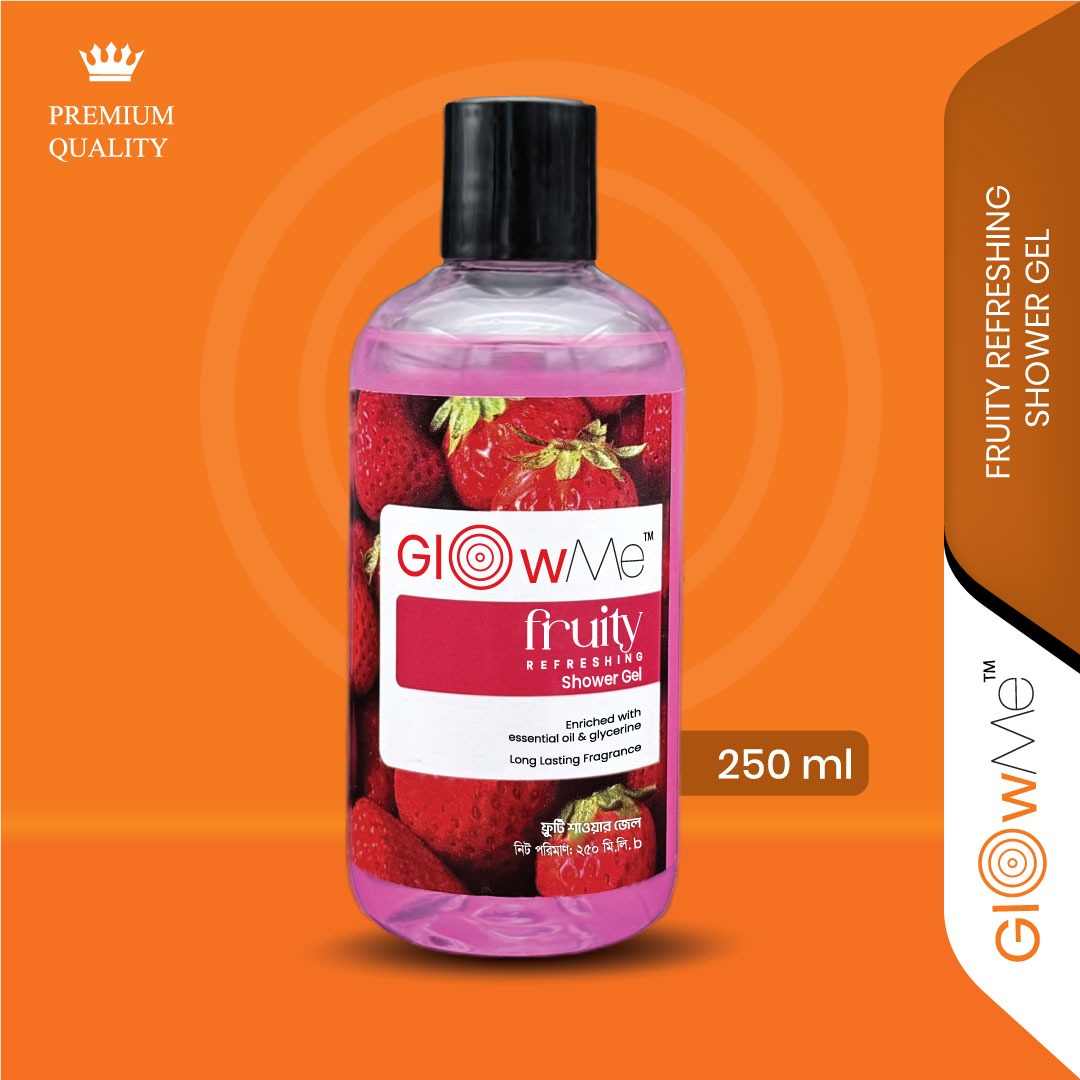 Glow Me Fruity Refreshing Shower Gel Enriched with Essential Oil & Glycerine 250ml 250ml
