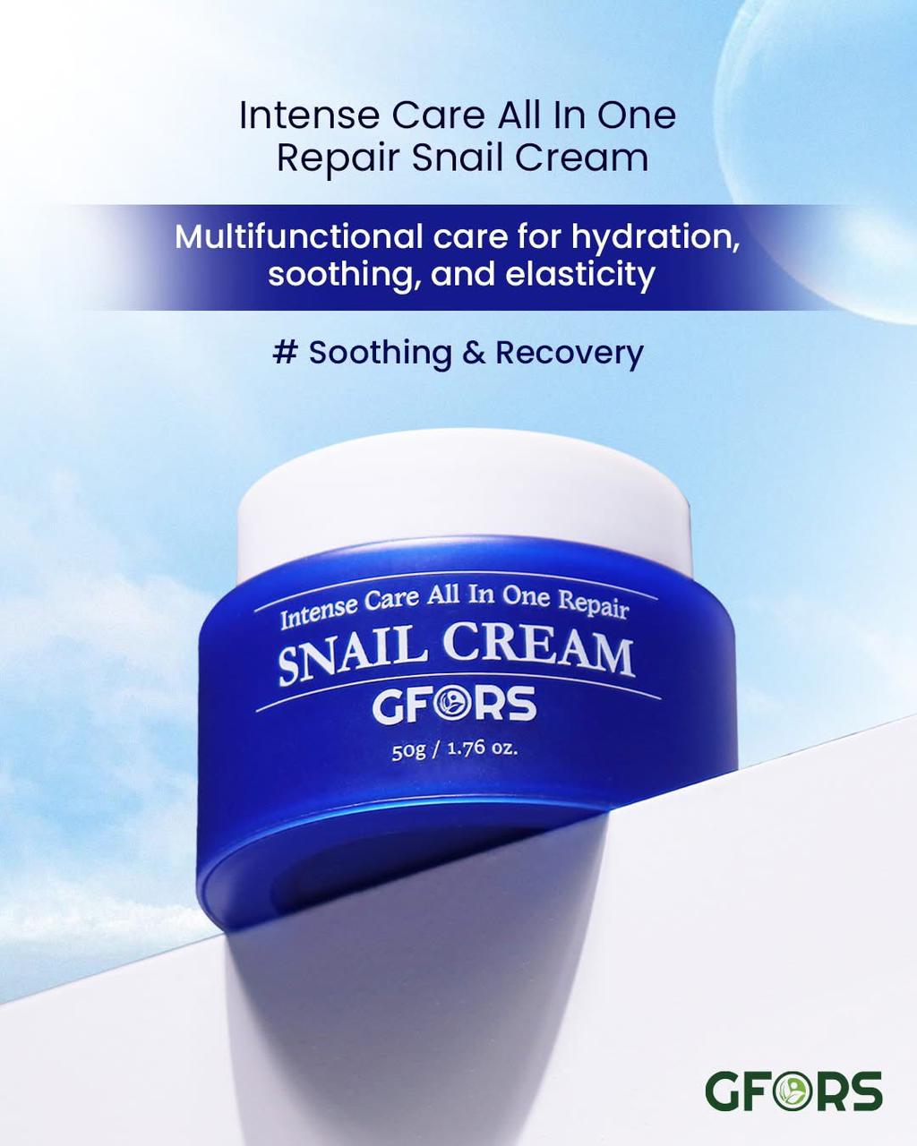 GFORS Intense Care All In One Repair Snail Cream for Damaged Skin 50ml 50ml