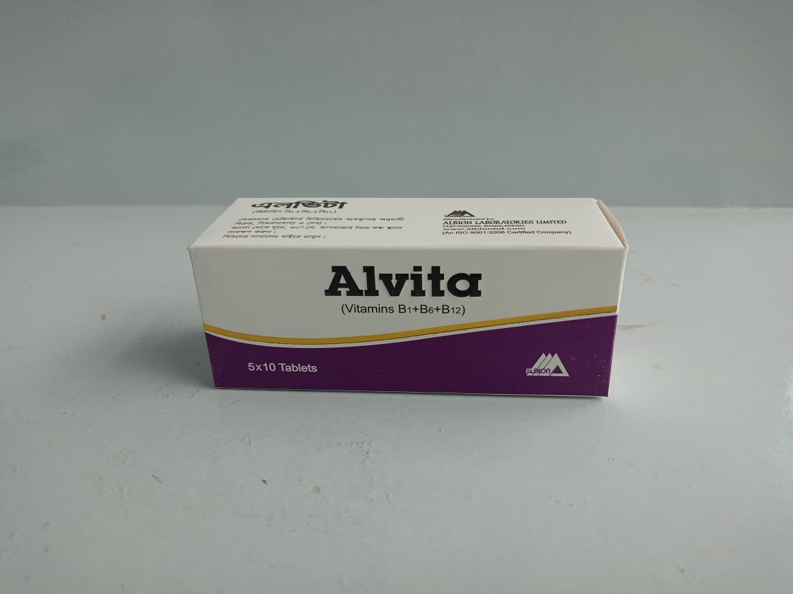 Alvita 100 mg+200 mg+200 mcg