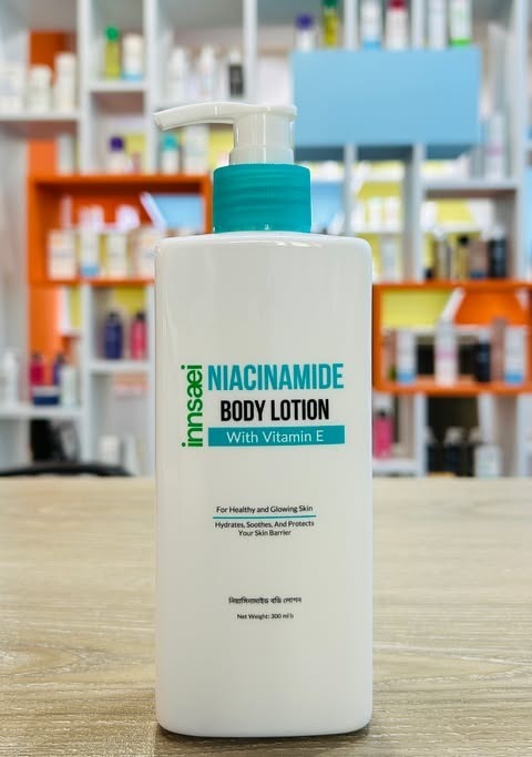 Innsaei Niacinamide Body Lotion with Vitamin E for Healthy & Glowing Skin 300ml 300ml