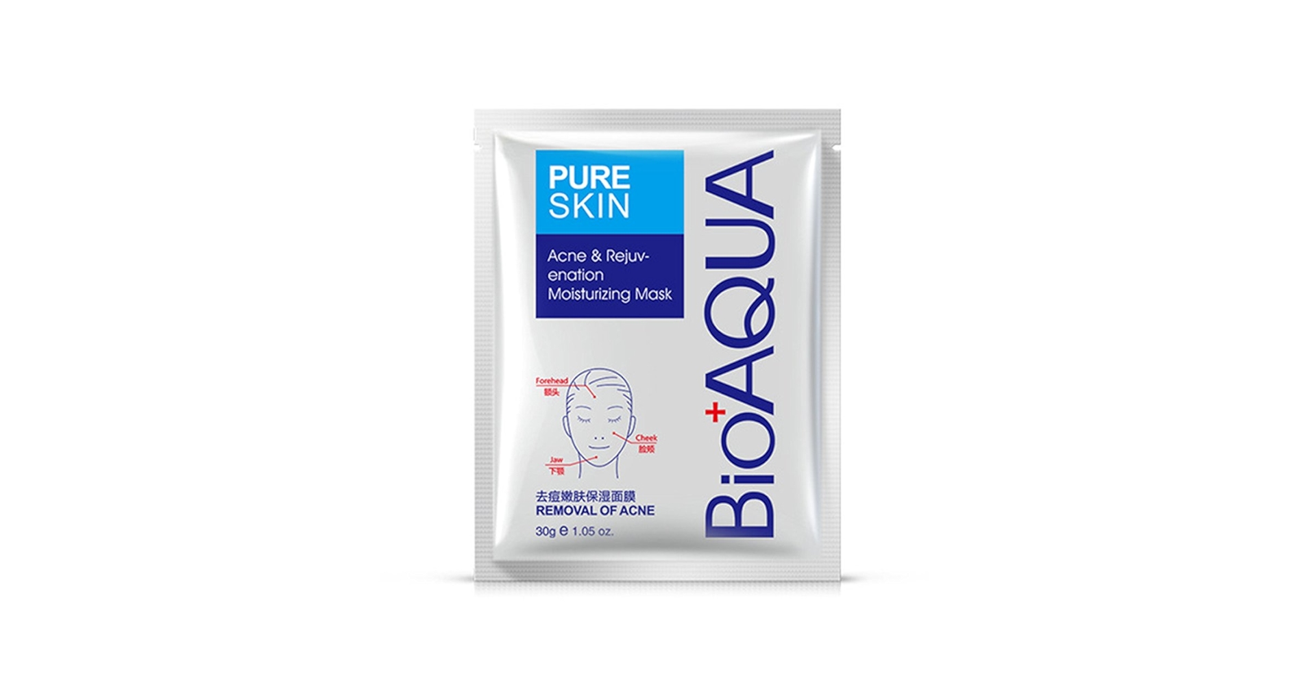 Bioaqua Acne Removal & Rejuvenation Moisturising Sheet Mask 30g 30g
