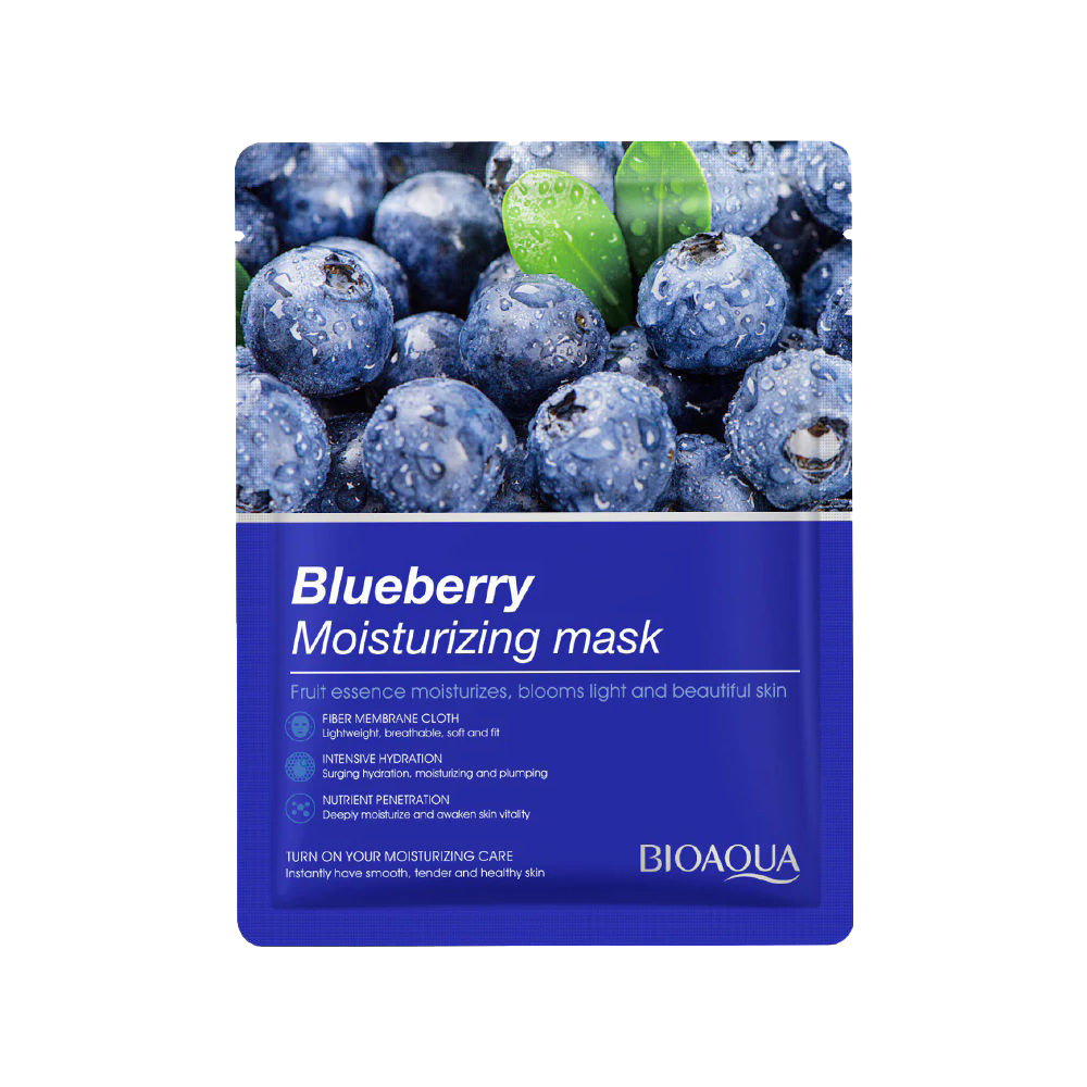 Bioaqua Blueberry Moisturizing Sheet Mask for Hydrating & Nourishing Skin 25g 25g