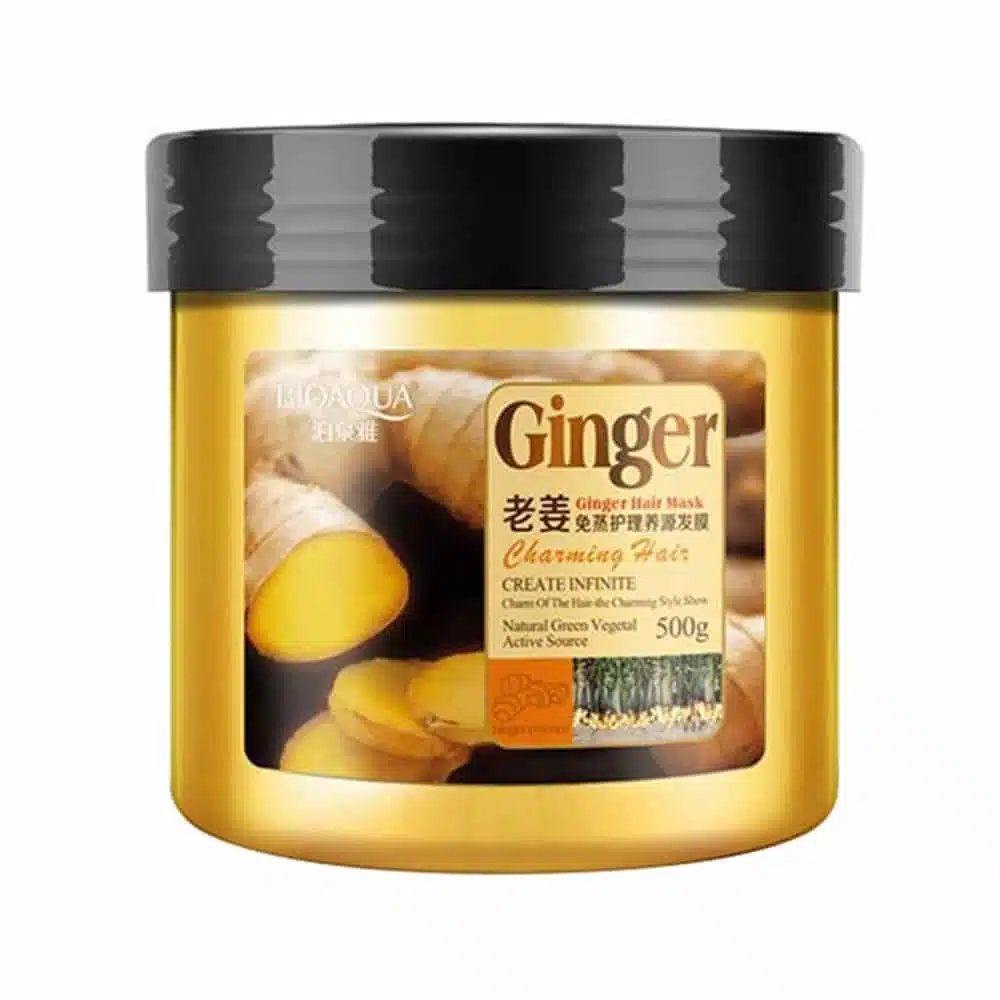 Bioaqua Ginger Hair Mask for Hair Growth & Repairing Hair Breakage 500g 500g