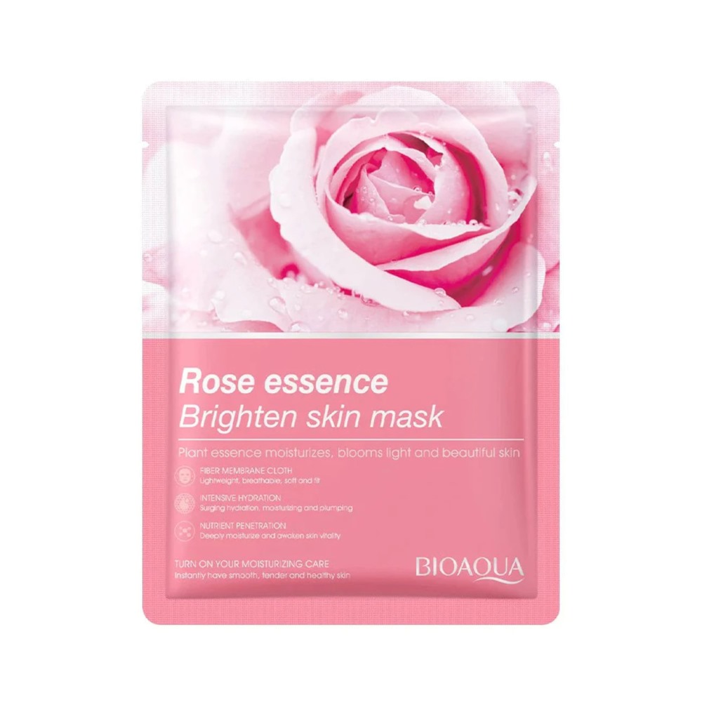 Bioaqua Rose Essence Sheet Mask for Brightening Skin 25g 25g
