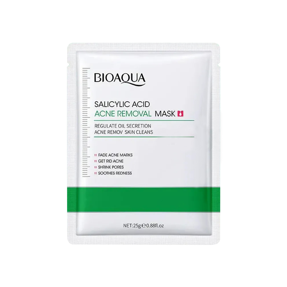Bioaqua Salicylic Acid Acne Removal Sheet Mask for Oily Skin 25g 25g