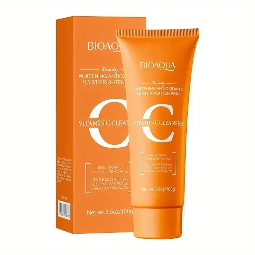 Bioaqua Vitamin C Whitening Antioxidant Brightening Face Cleanser for Hydrating & Refreshing Skin 100g 100g