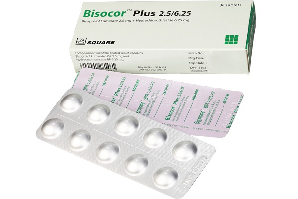 Bisocor Plus 2.5 mg+6.25 mg