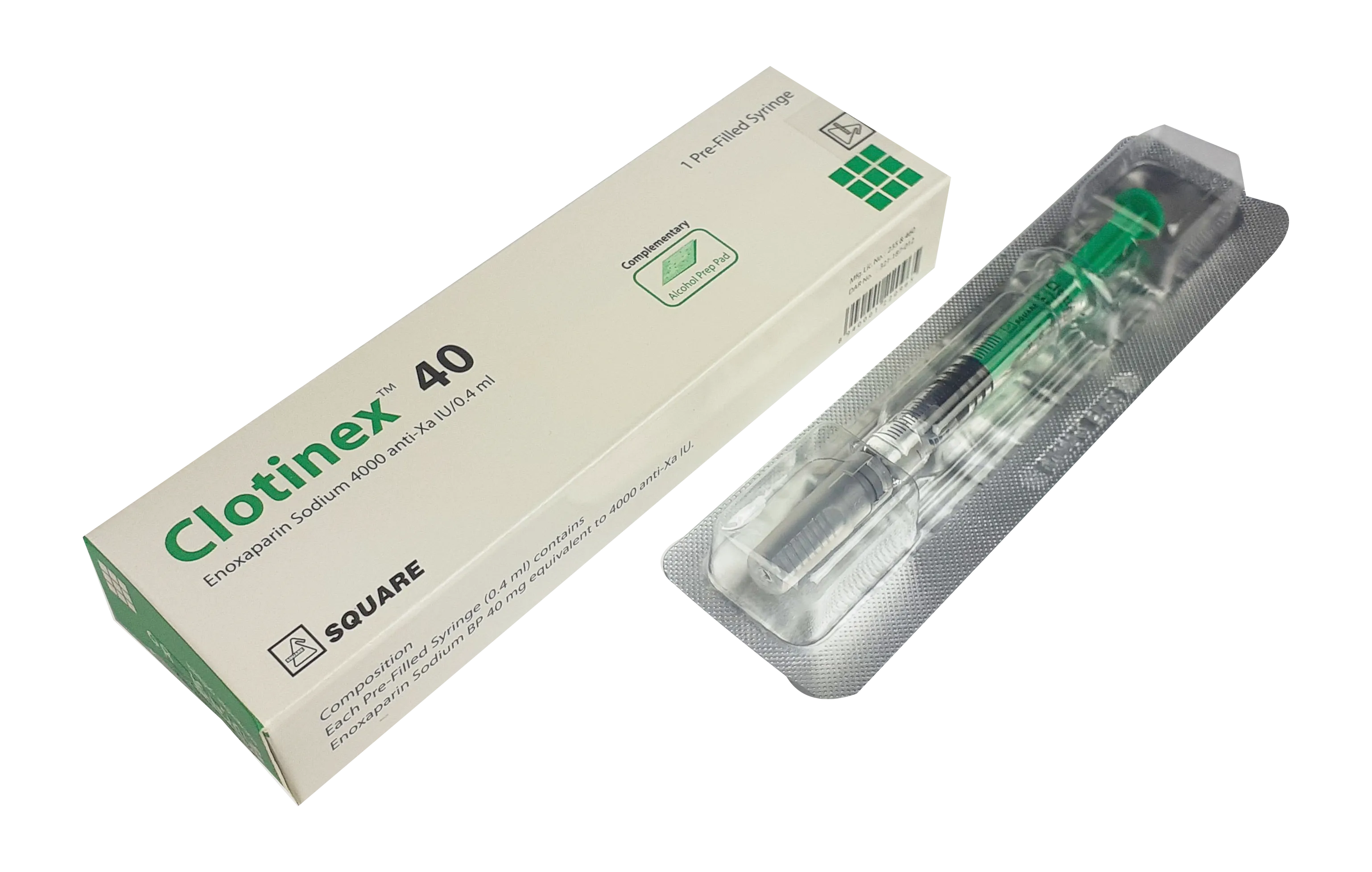Clotinex 4000 Anti-Xa IU/0.4 ml