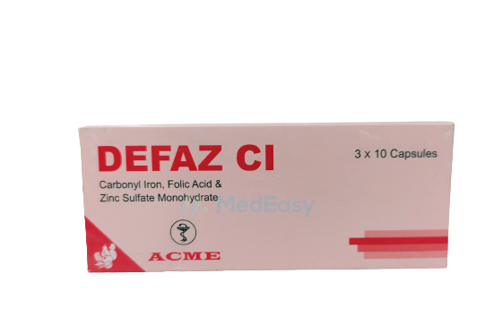Defaz CI 50 mg+0.50 mg+61.80 mg