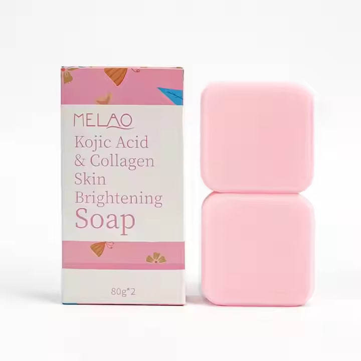 Melao Kojic Acid & Collagen Skin Brightening Soap 80g 2pc 2pc
