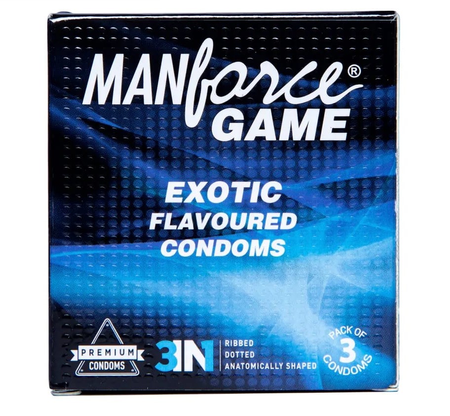 Manforce Game Condom Exotic Flavoured 3pc 3pc