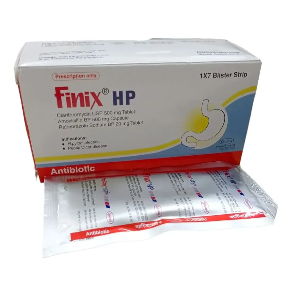 Finix HP 20 mg+500 mg+1000 mg
