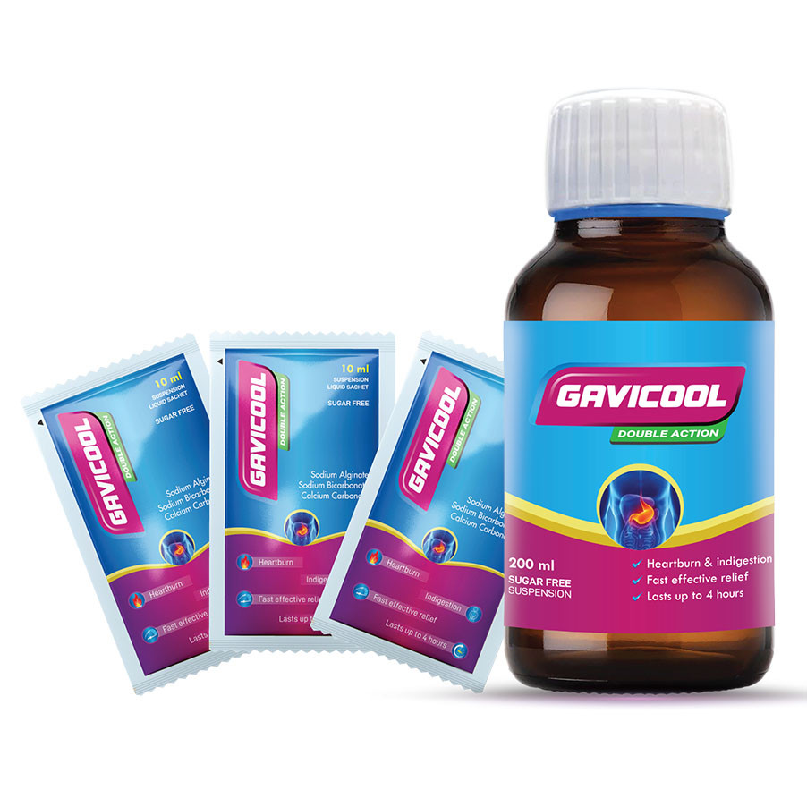 Gavicool (500 mg+213 mg+325 mg)/10 ml