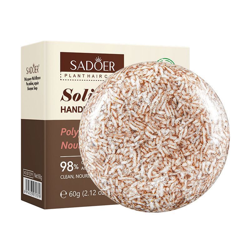Sadoer Solid Shampoo Handmade Soap with Polygonum Multiflorum 60g 60g