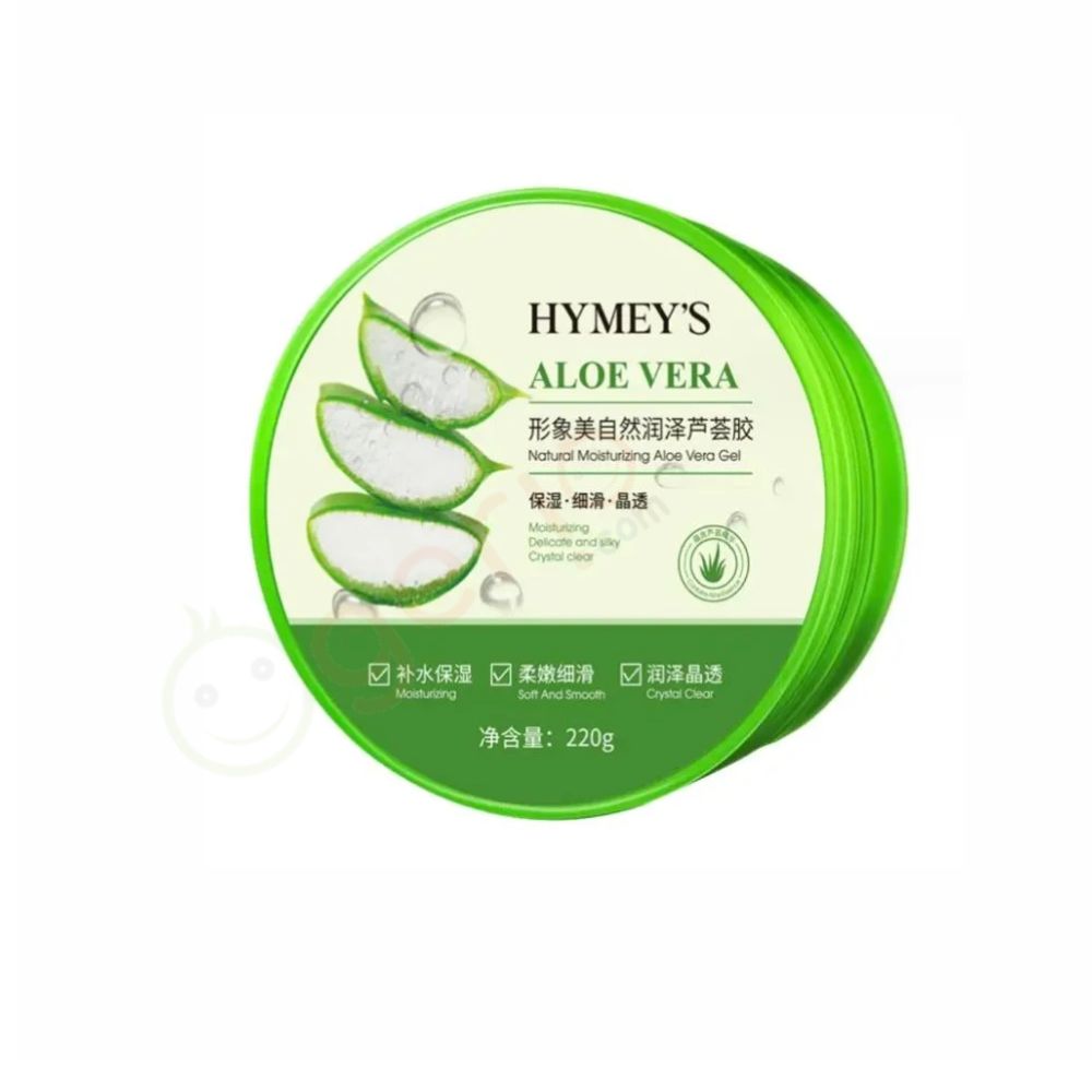 Hymeys Natural Moisturizing Aloe Vera Gel for All Skin Types 220g 220g