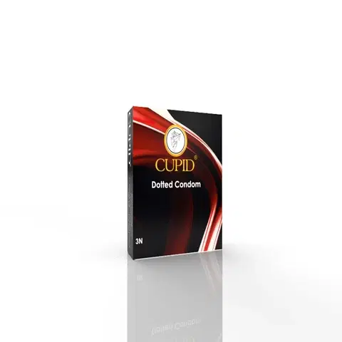 Cupid Dotted Extra Time Condoms 3pc 3pc