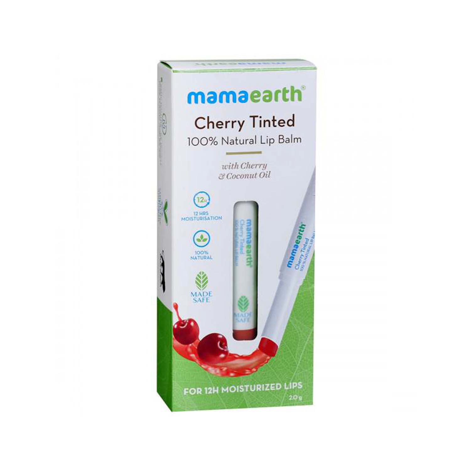 Mamaearth Cherry Tinted 100% Natural Lip Balm 2gm 2gm