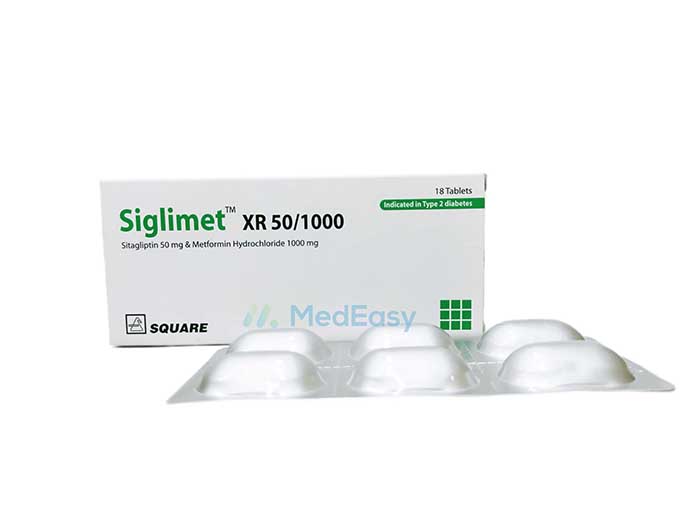 Siglimet XR 50 mg+1000 mg