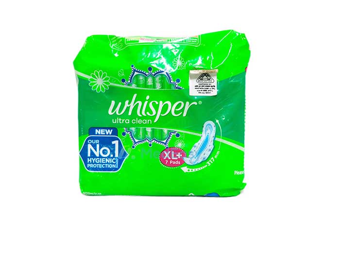 Whisper Ultra Clean XL+ Plus 7 Pads