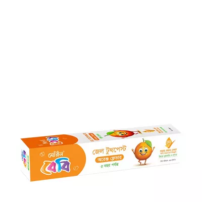 Meril Baby Gel Toothpaste (Orange) 45 gm