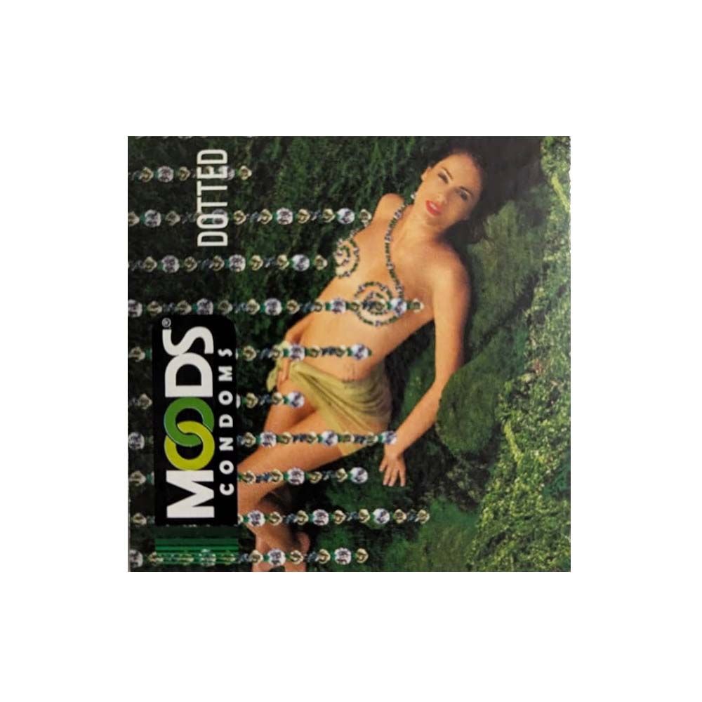 Moods Dotted Green Condom 3pc 3pc