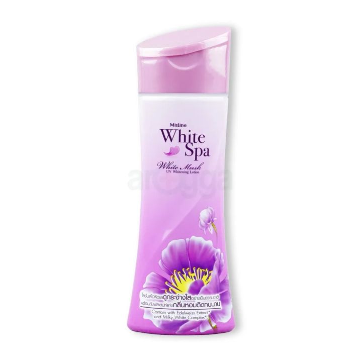 Mistine White Spa White Musk UV Whitening Lotion with Edelweiss Extract 200ml 200ml