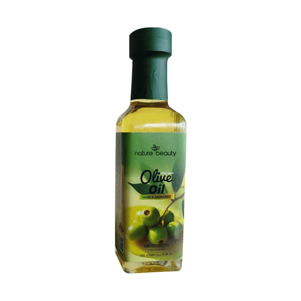 Nature Beauty Olive Oil Glass for Hair & Skincare 100ml 100ml