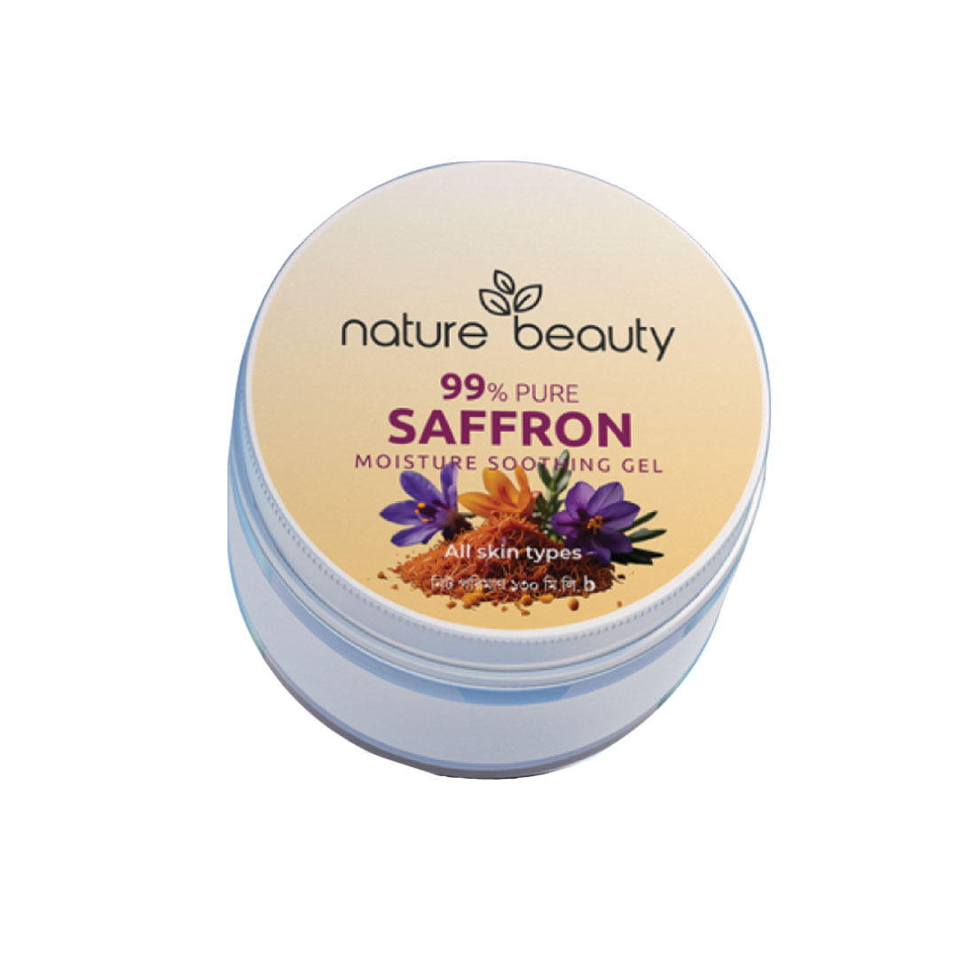 Nature Beauty Saffron Moisture Soothing Gel for Softer Skin & Even Tone 130ml 130ml