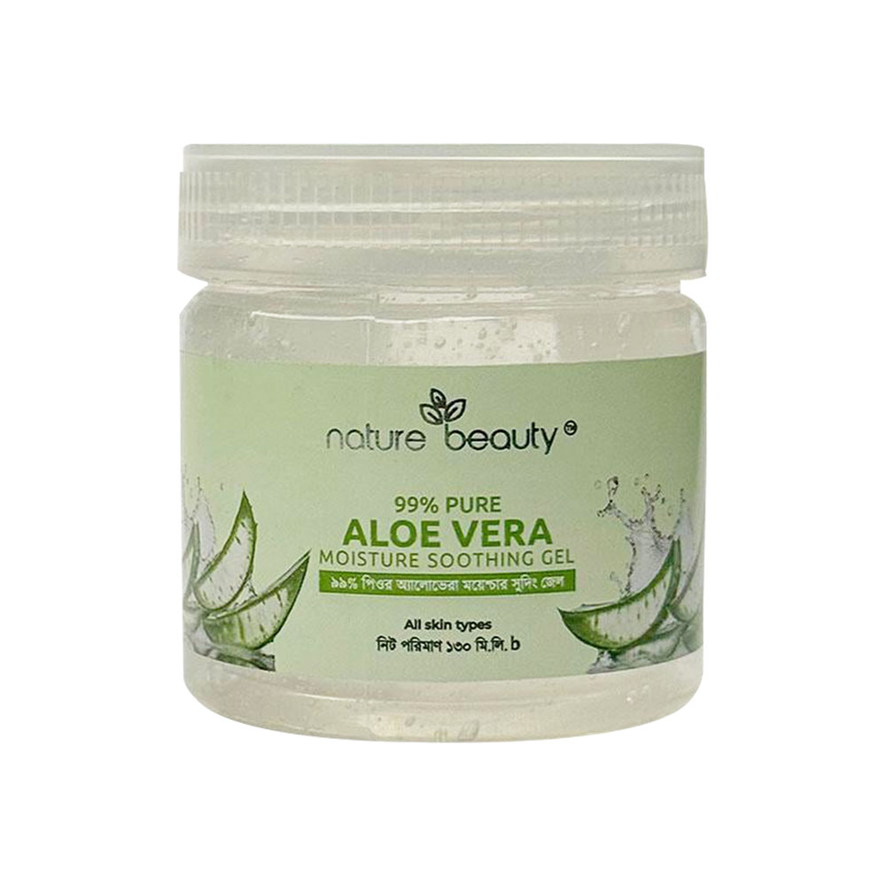 Nature Beauty Aloe Vera Moisture Soothing Gel for Deep Hydration 130ml 130ml