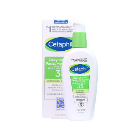 Cetaphil Daily Oil Free Facial Moisturizer With Sunscreen SPF35 88ml 88ml