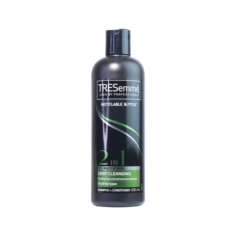 TRESemme Cleanse and Replenish 2 in 1 Shampoo Plus Conditioner 500ml 500ml