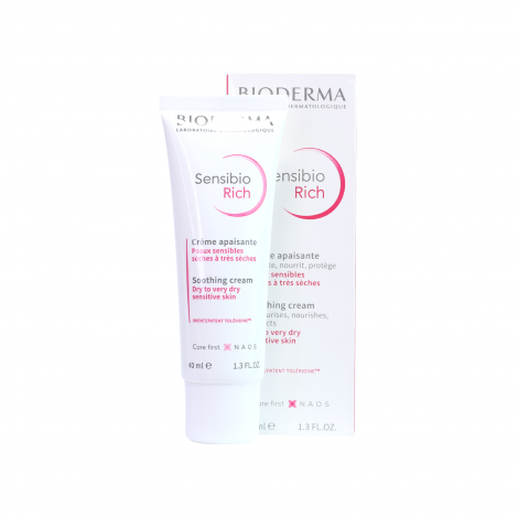 Bioderma Sensibio Rich Dry To Very Dry Sensitive Skin Soothing Cream 40ml 40ml