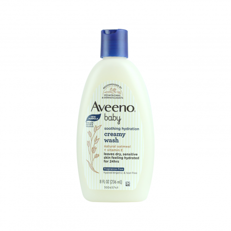 Aveeno Baby Soothing Relief Creamy Wash Fragrance Free 236ml 236ml