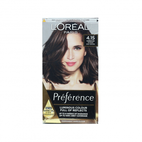 Loreal Hair Color Preference - 4.15 Caracas Intanse Deep Brown 1pc