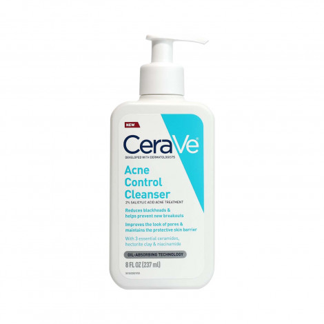 Cerave Acne Control Cleanser 2% Salicylic Acid Acne Treatment 237ml 237ml