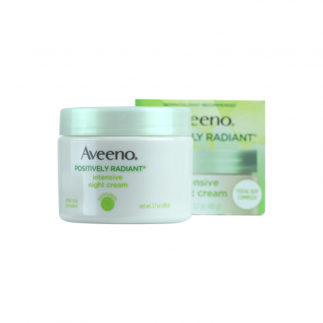 Aveeno Positively Radiant Intensive Moisturizing Night Cream 48g 48g