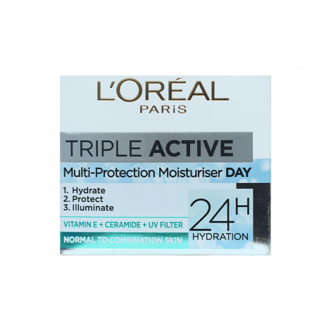 LOreal Triple Active Multi-Protection Day Moisturiser 50ml 50ml