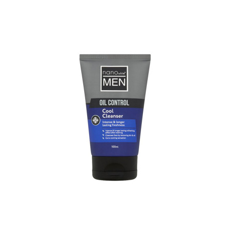 Nano White Men Oil Control Cool Cleanser 100ml 100ml