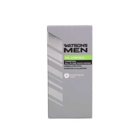Watsons Men Oil Control Charcoal All In One Moisturiser  50ml 50ml