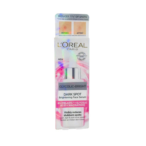Loreal Glycolic-Bright Dark Spot Brightening Face Serum 30ml 30ml