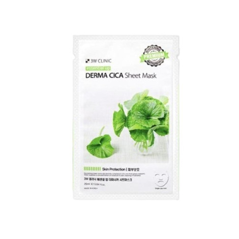 3W Clinic Essential Up Derma Cica Sheet Mask 25ml 25ml