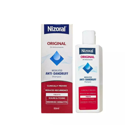 Nizoral Original 2% Ketoconazole Medicated Anti-Dandruff Shampoo 50ml 50ml