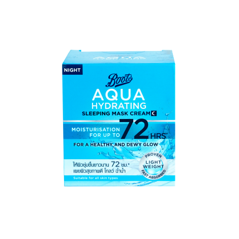 Boots Aqua Hydrating 72H Sleeping Mask Cream 50ml 50ml