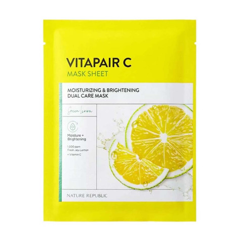 Nature Republic Vitapair C Moisturizing & Brightening Dual Care Mask Sheet 25ml 25ml