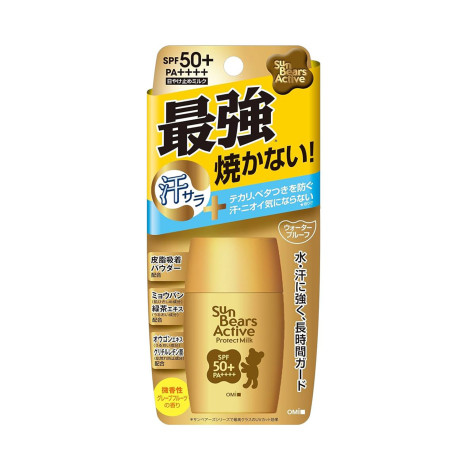 Omi Brotherhood Sun Bears Active Protect Milk Sunscreen SPF 50+ PA++++ 30g 30g