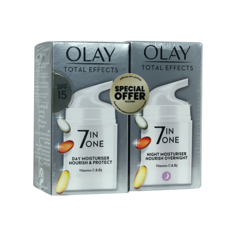 Olay Total Effects 7 in 1 Day & Night Moisturiser Set 1pc