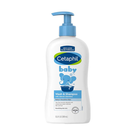 Cetaphil Baby Sensitive Skin Wash & Shampoo 399ml 399ml