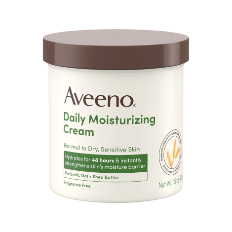 Aveeno Daily Moisturizing Cream for Normal to Dry, Sensitive Skin 425g 425g