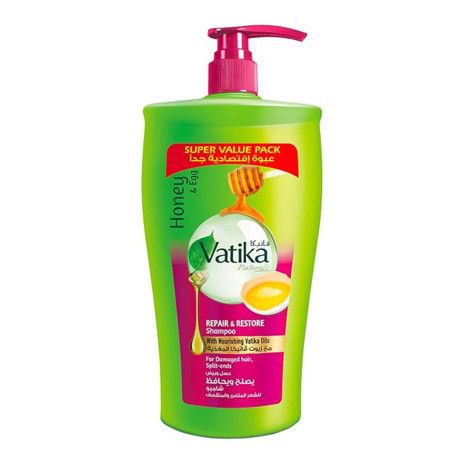 Vatika Naturals Honey and Egg Repair & Restore Shampoo 1000ml 1000ml